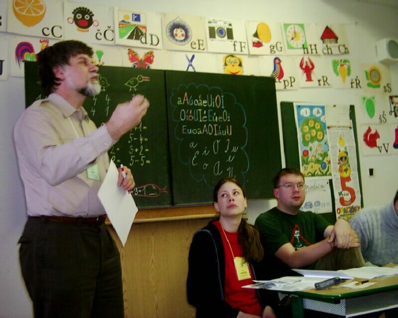 Eddy lektorem na CVVZ 2003
