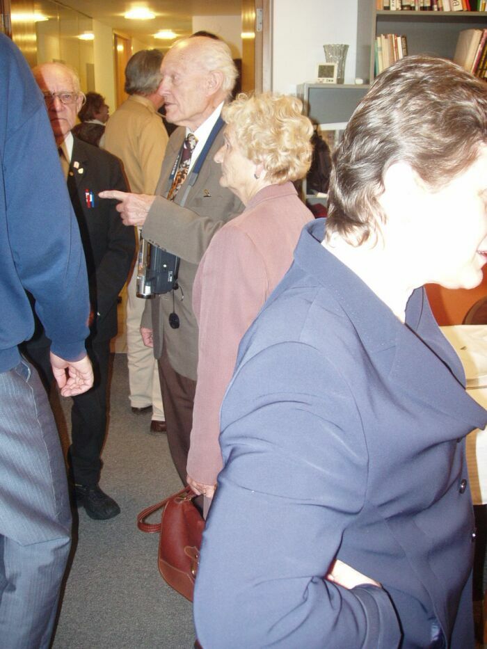 S Galnem a sestrou Vrou na Galnovch 80. narozeninch v Praze