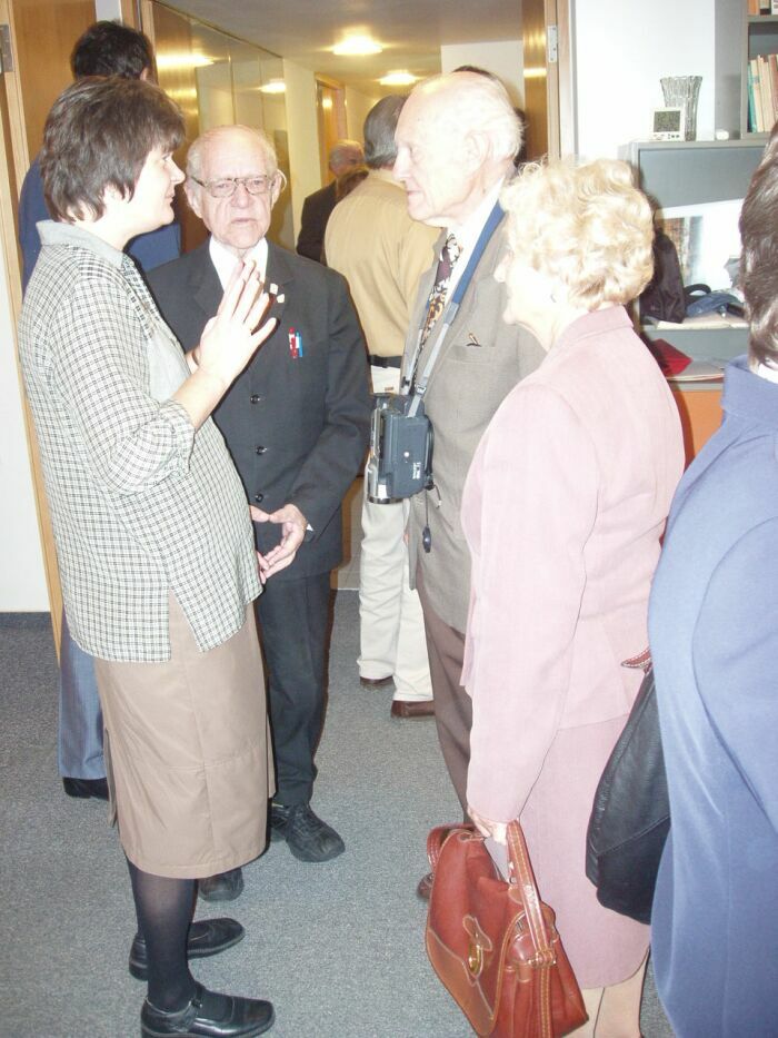 S Galnem a sestrou Vrou na Galnovch 80. narozeninch v Praze