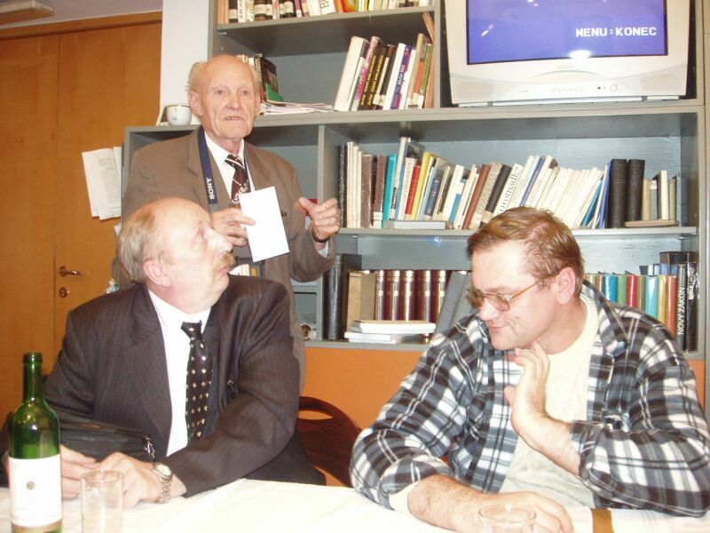 Na oslav 80. narozenin Galna v Praze